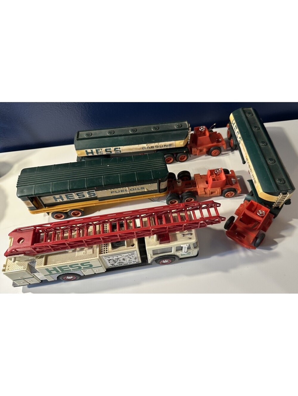 Vintage Hess Fire Truck & Hess Truck LOT